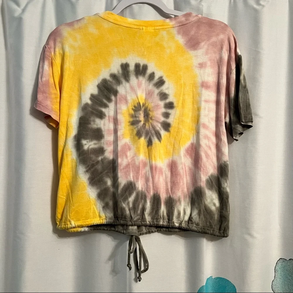 Cinch tie dye top - Picture 2 of 3